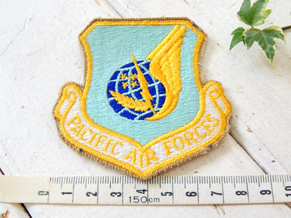 PACIFFC AIR FORCES・エアフォース・空軍・ミリタリー・ビンテージ・刺繍・ワッペン