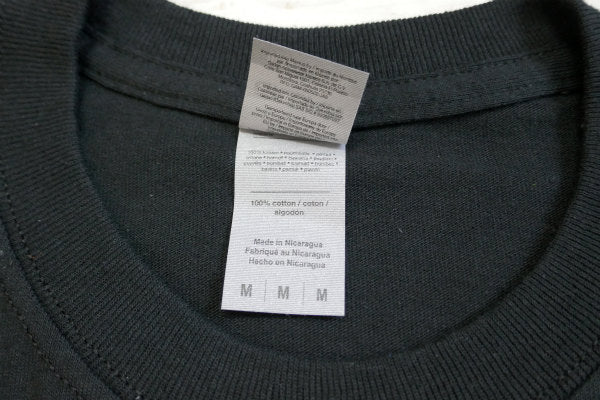 Skip Frye・スキップフライ・Frye Wings・ブラック×グリーン・ポケットTシャツ(M)