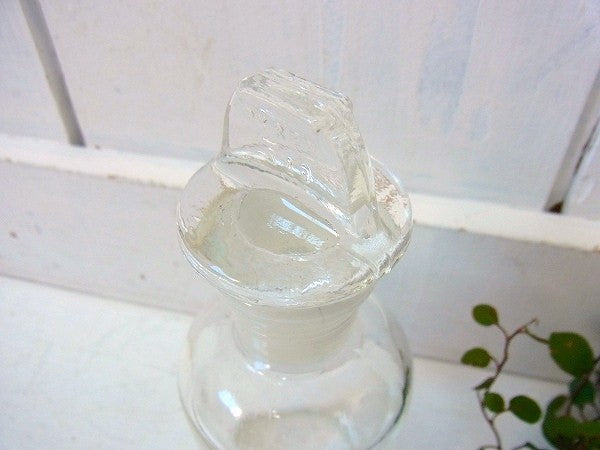 【PYREX】パイレックスの古いアンティーク・ガラス瓶/ガラスボトル　USA
