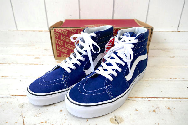 Vans バンズ Sk8-Hi ハイトップ エステートブルー・スニーカー シューズ MEN9.5