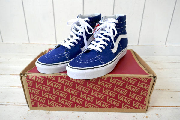 Vans バンズ Sk8-Hi ハイトップ エステートブルー・スニーカー シューズ MEN9.5