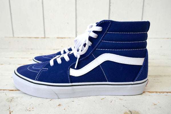 Vans バンズ Sk8-Hi ハイトップ エステートブルー・スニーカー シューズ MEN9.5