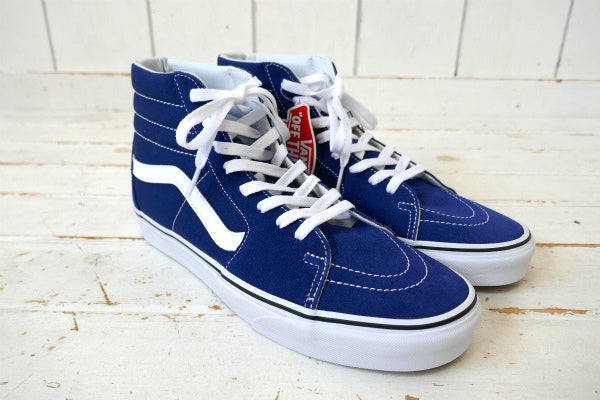 Vans バンズ Sk8-Hi ハイトップ エステートブルー・スニーカー シューズ MEN9.5