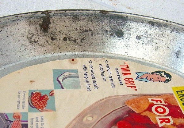 【EKCO】紙パッケージ付き・デッドストック・ヴィンテージ・パイ皿/パイプレート/パイモールドⅡ