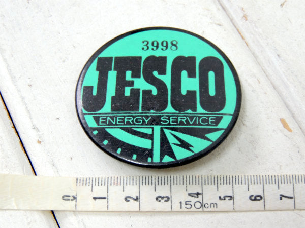 JESCO・3998 ヴィンテージ・缶バッジ・アドバタイジン・USA・オイルカンパニー・小物