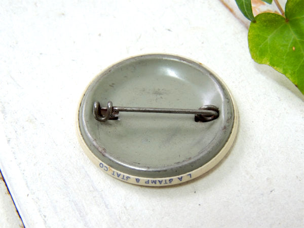 【101・RCS・カリフォルニア】ロングビーチ・ビンテージ・ナンバー・缶バッジ・アドバタイジング