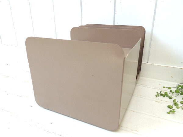 【Globe Weis】工業系・メタル製・ヴィンテージ・書類ラック&ファイルスタンド USA