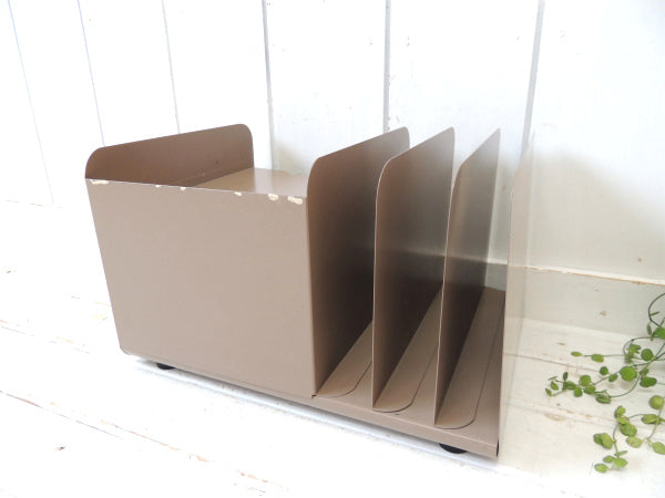 【Globe Weis】工業系・メタル製・ヴィンテージ・書類ラック&ファイルスタンド USA