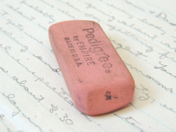 【Pedigree・ピンク色】ヴィンテージ・消しゴム・ステーショナリー・USA