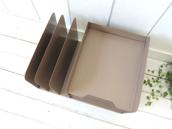 【Globe Weis】工業系・メタル製・ヴィンテージ・書類ラック&ファイルスタンド USA