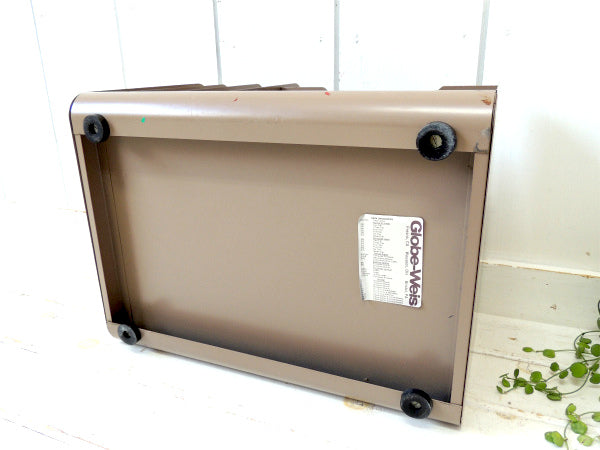 【Globe Weis】工業系・メタル製・ヴィンテージ・書類ラック&ファイルスタンド USA