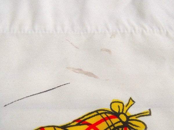 【セサミストリート】スケートボード&ローラースケート柄・ヴィンテージ・USEDフラットシーツ