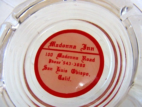【Madonna　Inn】ガラス製・ヴィンテージ・灰皿 /アシュトレイ　USA