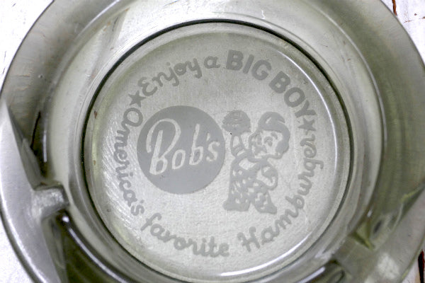 BIG BOY キャラクター・ビッグボーイ・ガラス製・ヴィンテージ・アドバタイジング 灰皿 USA