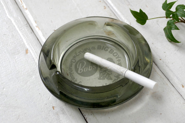 BIG BOY キャラクター・ビッグボーイ・ガラス製・ヴィンテージ・アドバタイジング 灰皿 USA