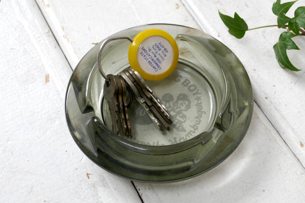 BIG BOY キャラクター・ビッグボーイ・ガラス製・ヴィンテージ・アドバタイジング 灰皿 USA