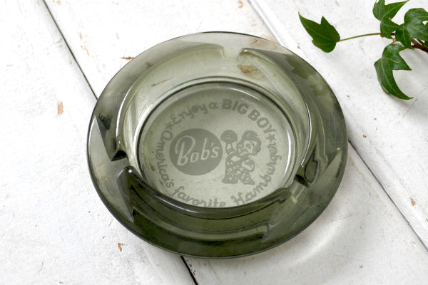 BIG BOY キャラクター・ビッグボーイ・ガラス製・ヴィンテージ・アドバタイジング 灰皿 USA