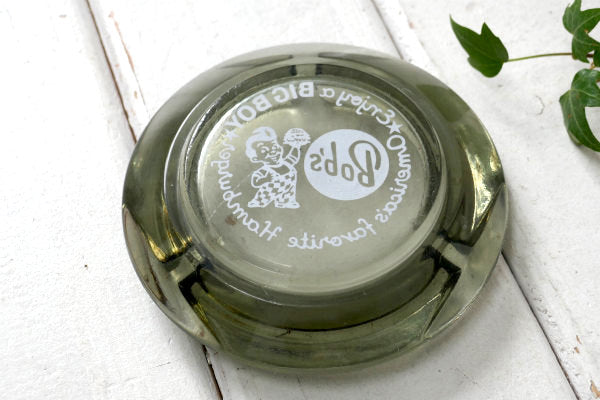 BIG BOY キャラクター・ビッグボーイ・ガラス製・ヴィンテージ・アドバタイジング 灰皿 USA