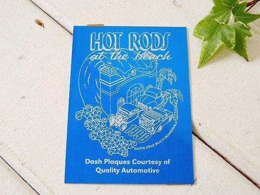 USA カリフォルニア Hot Rods サンタクルーズ 1999 ホットロッド 限定 ダッシュボード ステッカー 看板