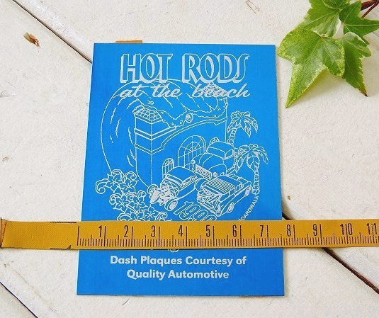 USA カリフォルニア Hot Rods サンタクルーズ 1999 ホットロッド 限定 ダッシュボード ステッカー 看板