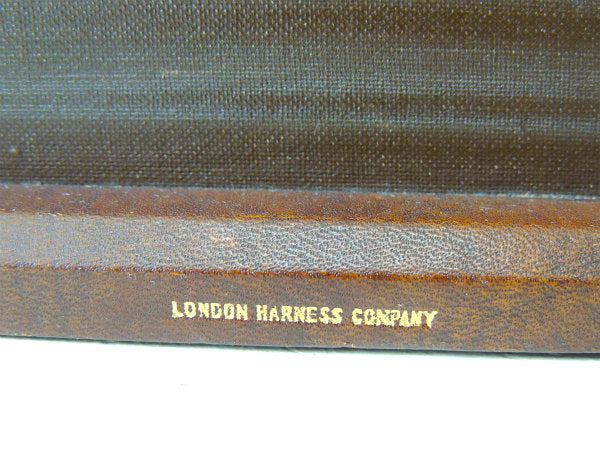【LONDON HARNESS CO.】レザー製・ヴィンテージ・レタースタンド/レターホルダー
