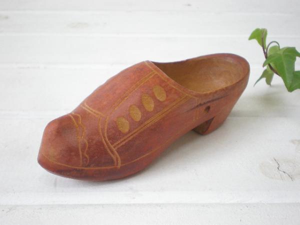 オランダ　40’s・アンティーク・木製くつ/木靴