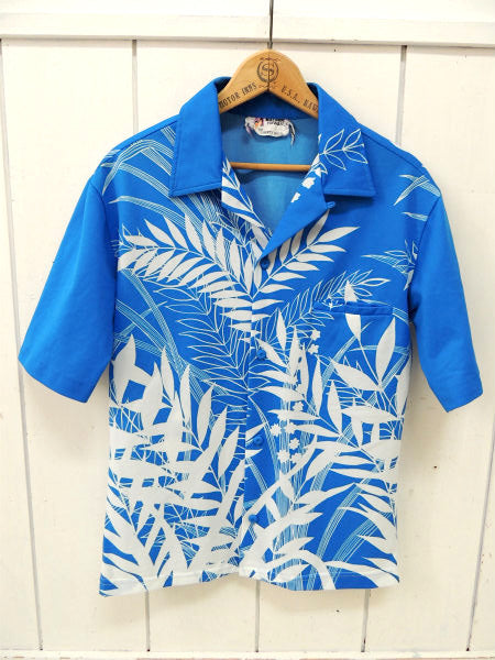 【MALIHINI HAWAII】マリヒニハワイ・花柄・ヴィンテージ・アロハシャツ・古着