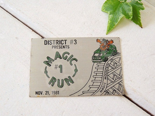 MAGIC MOUNTAIN バンライフ 車中泊 アメ車 バニング カスタムカー ビンテージ・ステッカー・キャンピングカー US