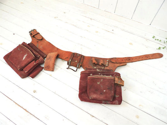 【ORCO】スエード&レザー製・14ポケット・ヴィンテージ・ツールエプロン/ワークエプロン USA