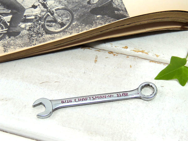 【クラフトマン5/16】ヴィンテージ・コンビネーションレンチ・工業系・スパナ