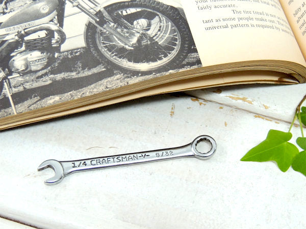 クラフトマン・1/4 ヴィンテージ・コンビネーションレンチ・USA・工業系