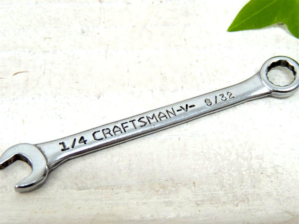 クラフトマン・1/4 ヴィンテージ・コンビネーションレンチ・USA・工業系
