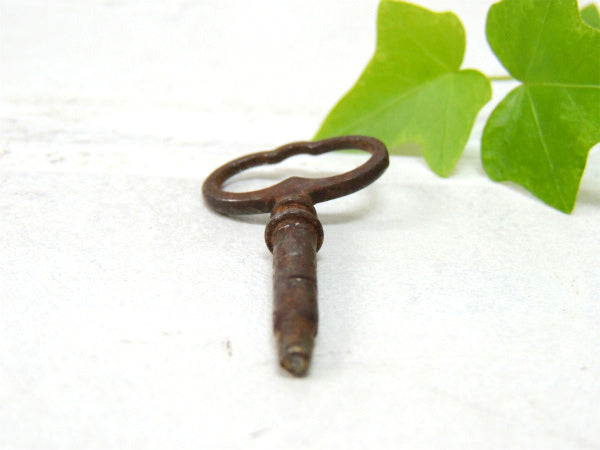 【アイアン製・鍵】お洒落なハンドルデザイン・OLD・アンティークキー・USA