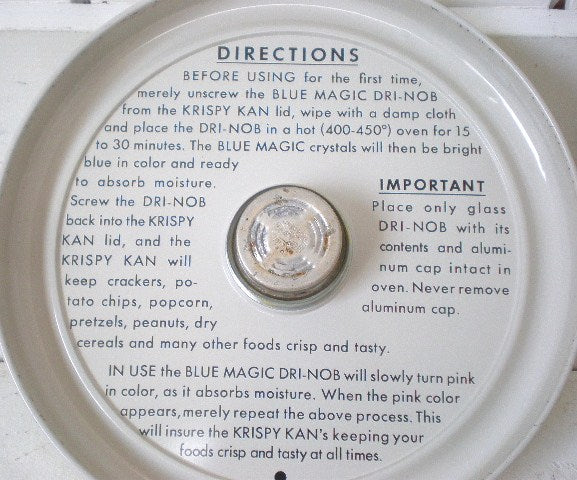 【BLUE MAGIC】イエロー・ヴィンテージ・ティン缶/クリスピー缶　USA