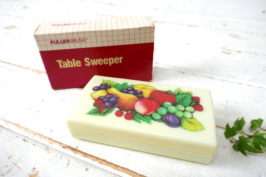 Fuller Brush フルーツ柄 デッドストック ヴィンテージ テーブルスイーパー ブラシ US