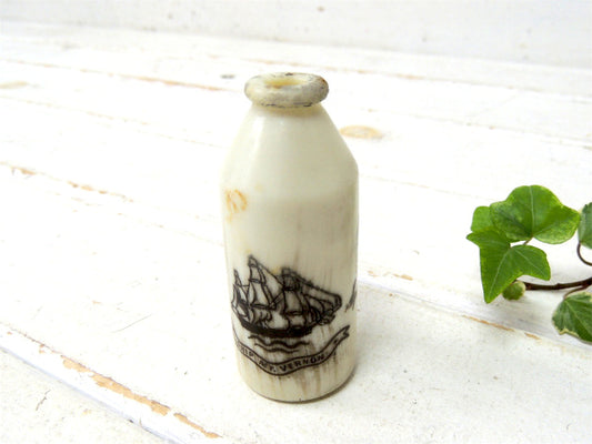 BARBER オールドスパイス SHULTON 1930~1940 ミルクガラス 理髪店 アンティーク 瓶 メンズ TALCUM 髭剃り USA