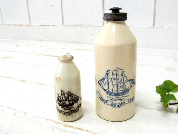 BARBER オールドスパイス SHULTON  1930~1940 ミルクガラス 理髪店 アンティーク 瓶 メンズ TALCUM 髭剃り USA