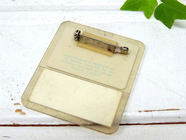 【MILCO・134】USA・ヴィンテージ・プラスチック製・バッジ・ネームケース付き