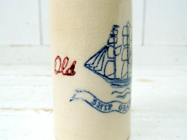 1938's~オールドスパイス US シュルトン・陶器・アンティーク・ボトル・BARBER・髭剃り