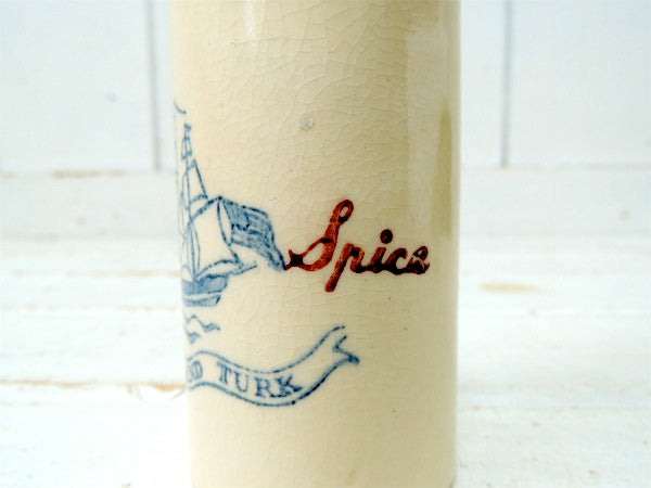 1938's~オールドスパイス US シュルトン・陶器・アンティーク・ボトル・BARBER・髭剃り