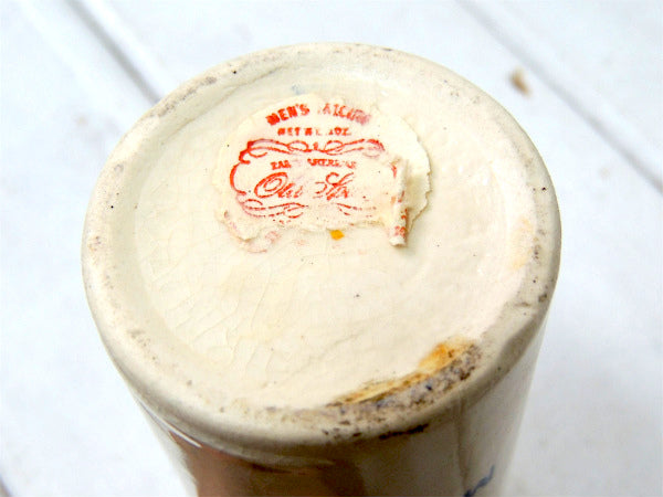 1938's~オールドスパイス US シュルトン・陶器・アンティーク・ボトル・BARBER・髭剃り