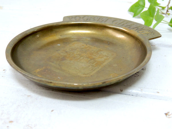 【POCKET CHANGE】USA・真鍮製・アンティーク・ポケットチェンジ・トレイ/マネートレイ