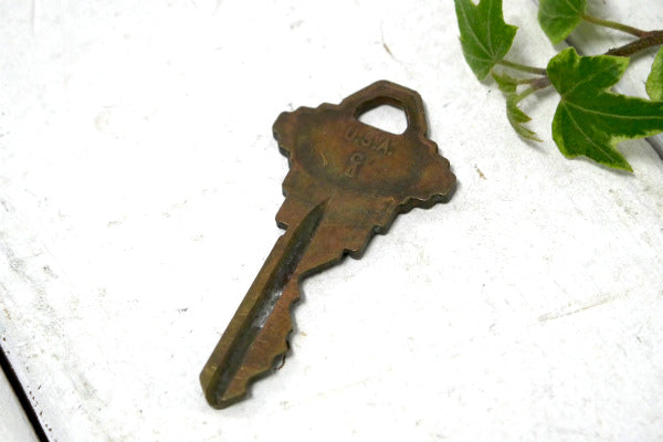USA カーティス curtis 鍵・OLD・ヴィンテージ・key・キー・真鍮製・キーホルダー