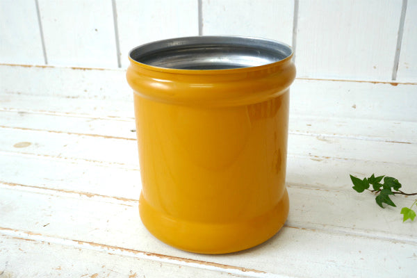 キュート ポップカラー 花柄 フラワー WEST BEND・ヴィンテージ・キャニスター USA