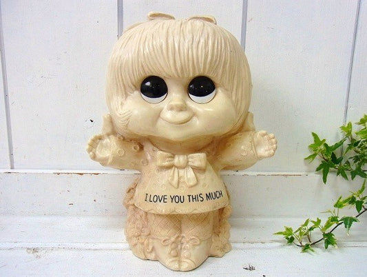 【I LOVE YOU THIS MUCH】ビッグサイズ・70’s・ヴィンテージ・メッセージドール