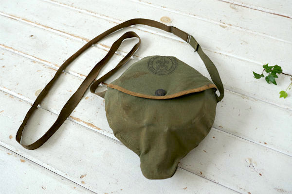 ボーイスカウト NY アルミ製 50's ヴィンテージ メスキット クッカー 専用ケース付き USA