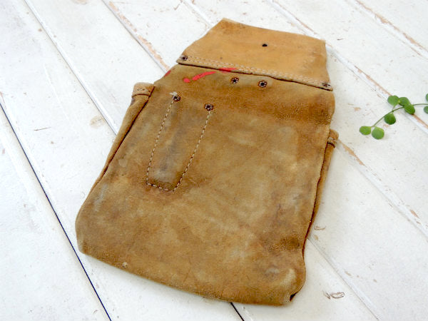 マグワイア ニコラス カウハイド レザー・2ポケット・ツールポーチ・DIY・工具エプロン・腰袋 US