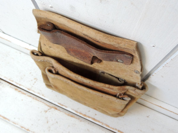マグワイア ニコラス カウハイド レザー・2ポケット・ツールポーチ・DIY・工具エプロン・腰袋 US