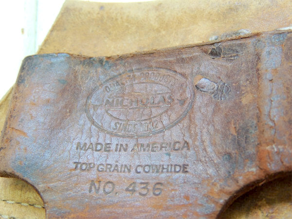 マグワイア ニコラス カウハイド レザー・2ポケット・ツールポーチ・DIY・工具エプロン・腰袋 US