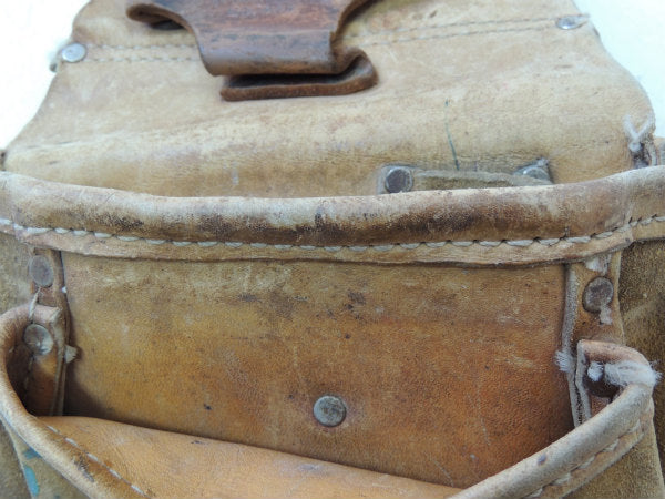 マグワイア ニコラス カウハイド レザー・2ポケット・ツールポーチ・DIY・工具エプロン・腰袋 US